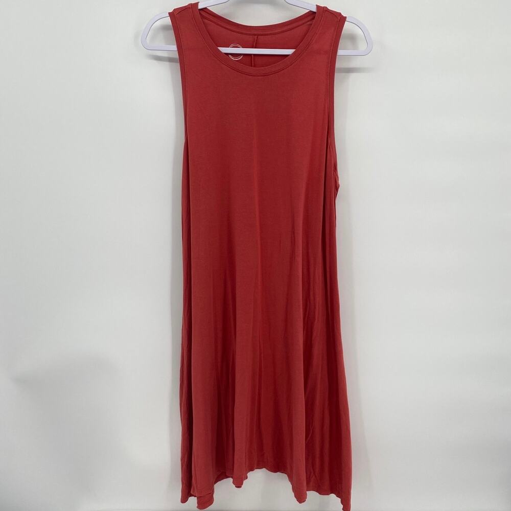 Maurices 24/7 Orange Racerback Skater Dress Midi Length XL